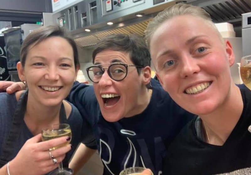 Cécile et son équipe