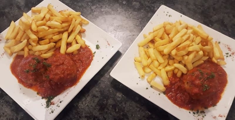 BOULETTES TOMATES FRITES