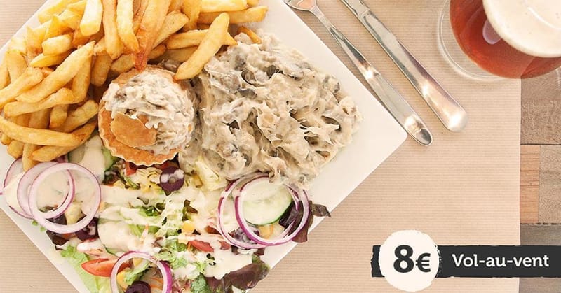 LE VOL AU VENT FRITES