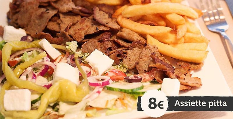 L ASSIETTE PITTA FRITES