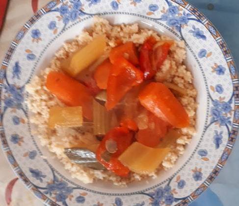 LEGUMES AVEC LA SEMOULE