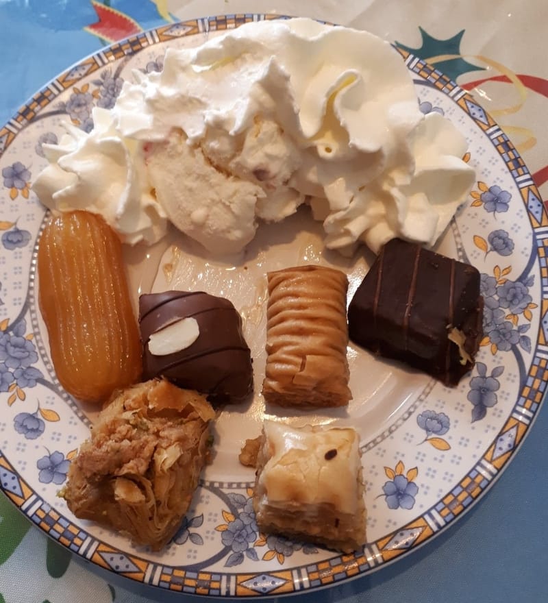 et pour terminer : choix de dessert Grecs...