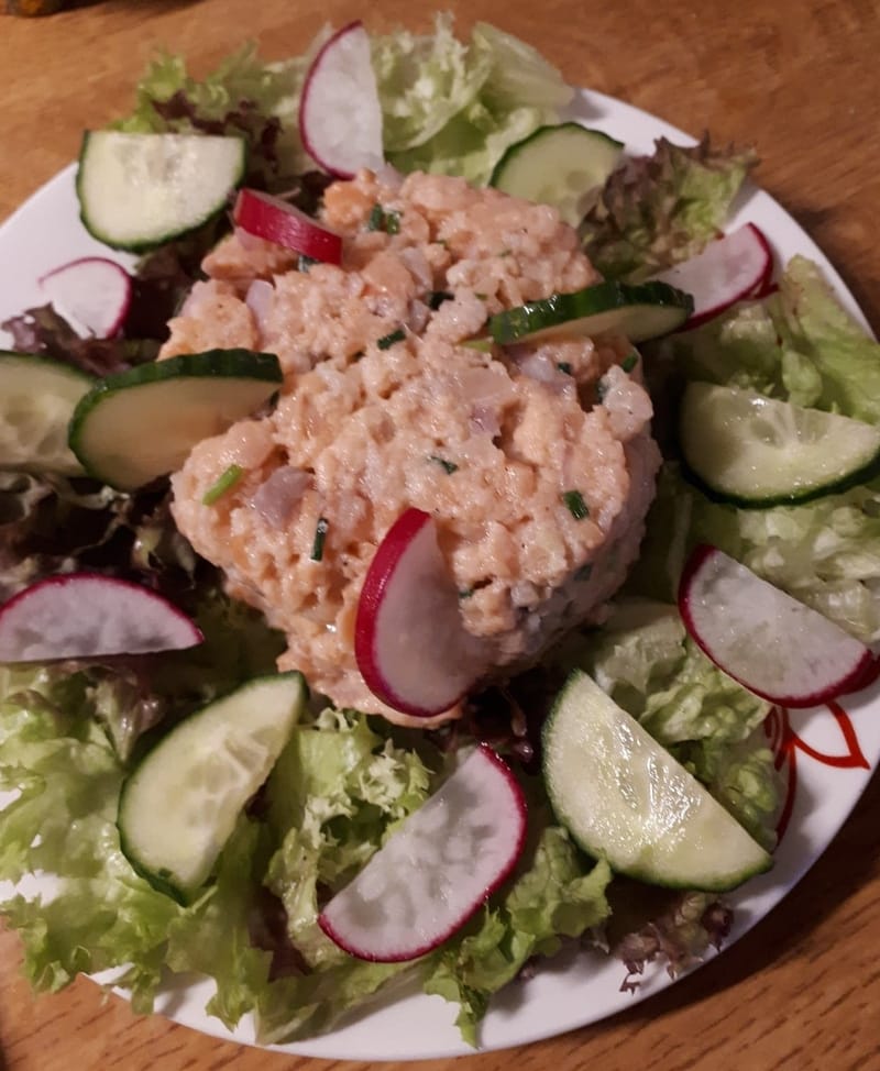 avec quelques crudités