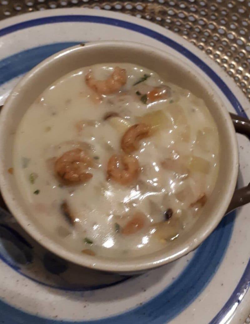 Avec moules et cabilaud