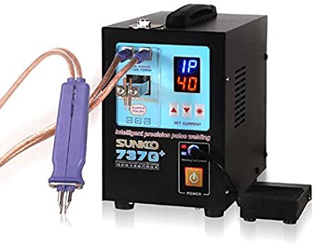 Sunkko 737G+ spot welding machine tutorial video