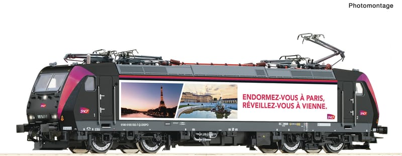 ROCO Locomotive électrique 185 552-7, SNCF ép. VI - analogique - HO 1/87 - ROCO