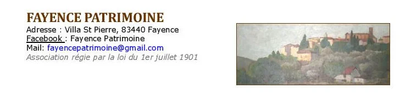 FAYENCE PATRIMOINE
