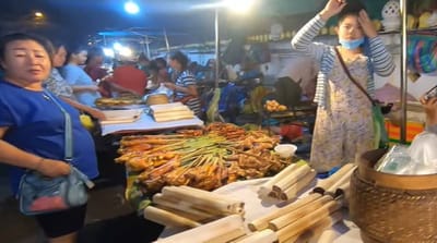 ເຂົ້າ ຫລາມປີ້ງໄກ່ໃນໂອກາດບຸນທາດຫລວງ ຍັງຂາຍໄດ້ປົກກະຕິ ຕາມຈຸດທີ່ກຳນົດໄວ້.