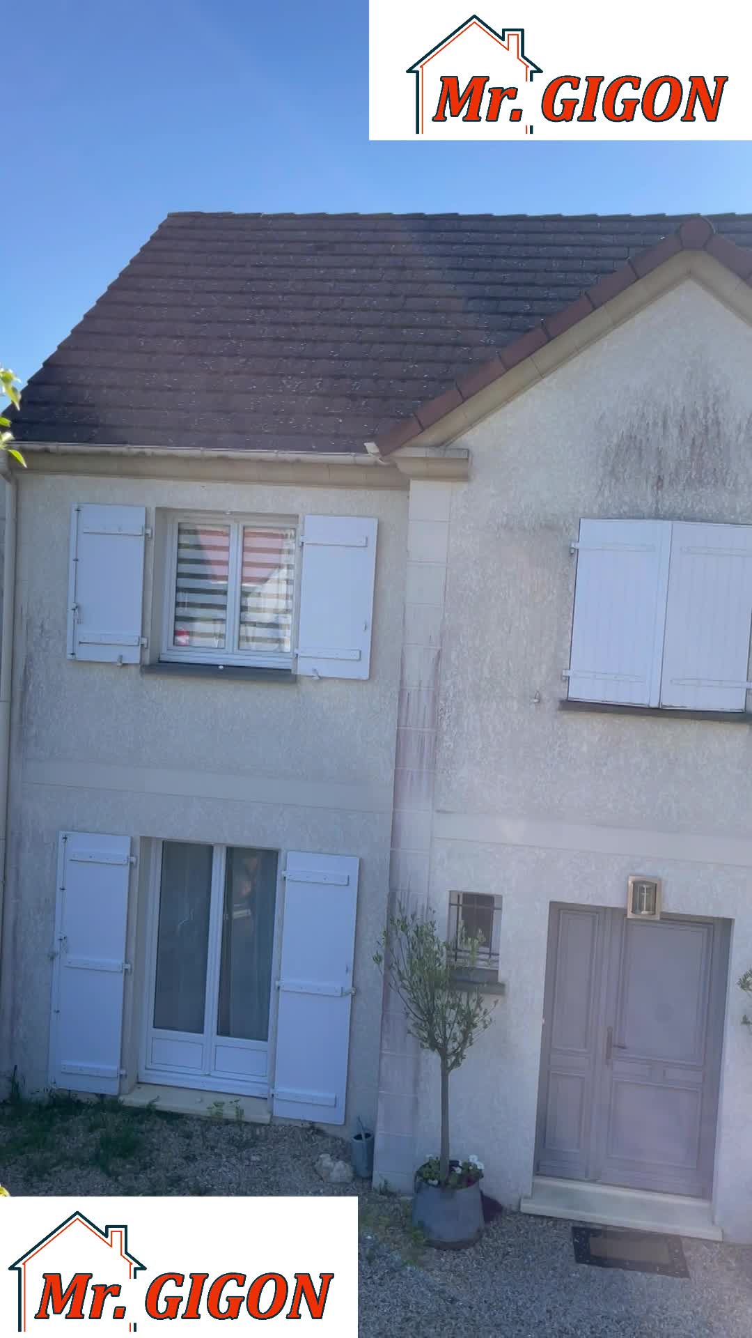 Nettoyage de la toiture et des murs