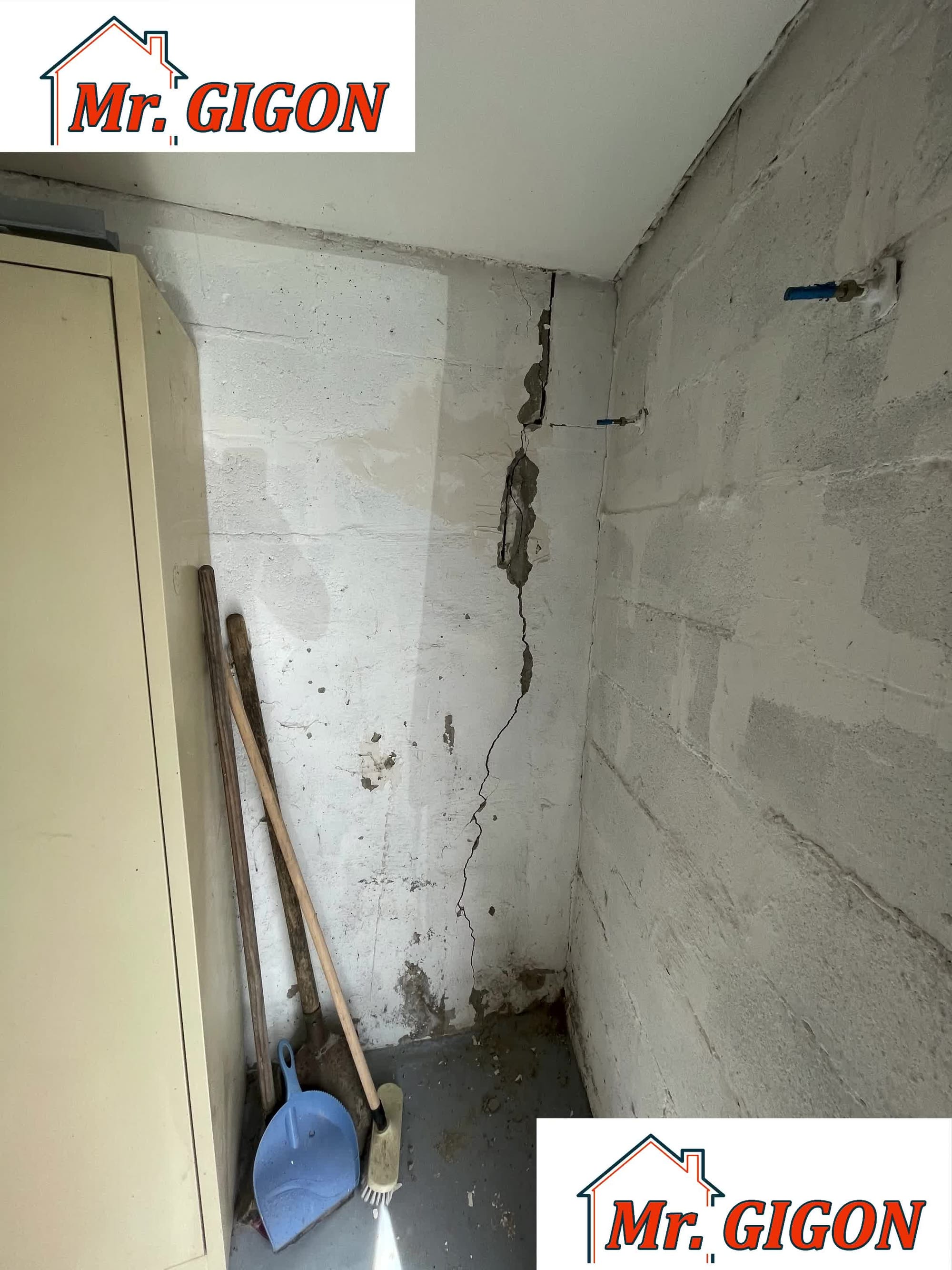 Réparation d’une fissure structurelle infiltrante