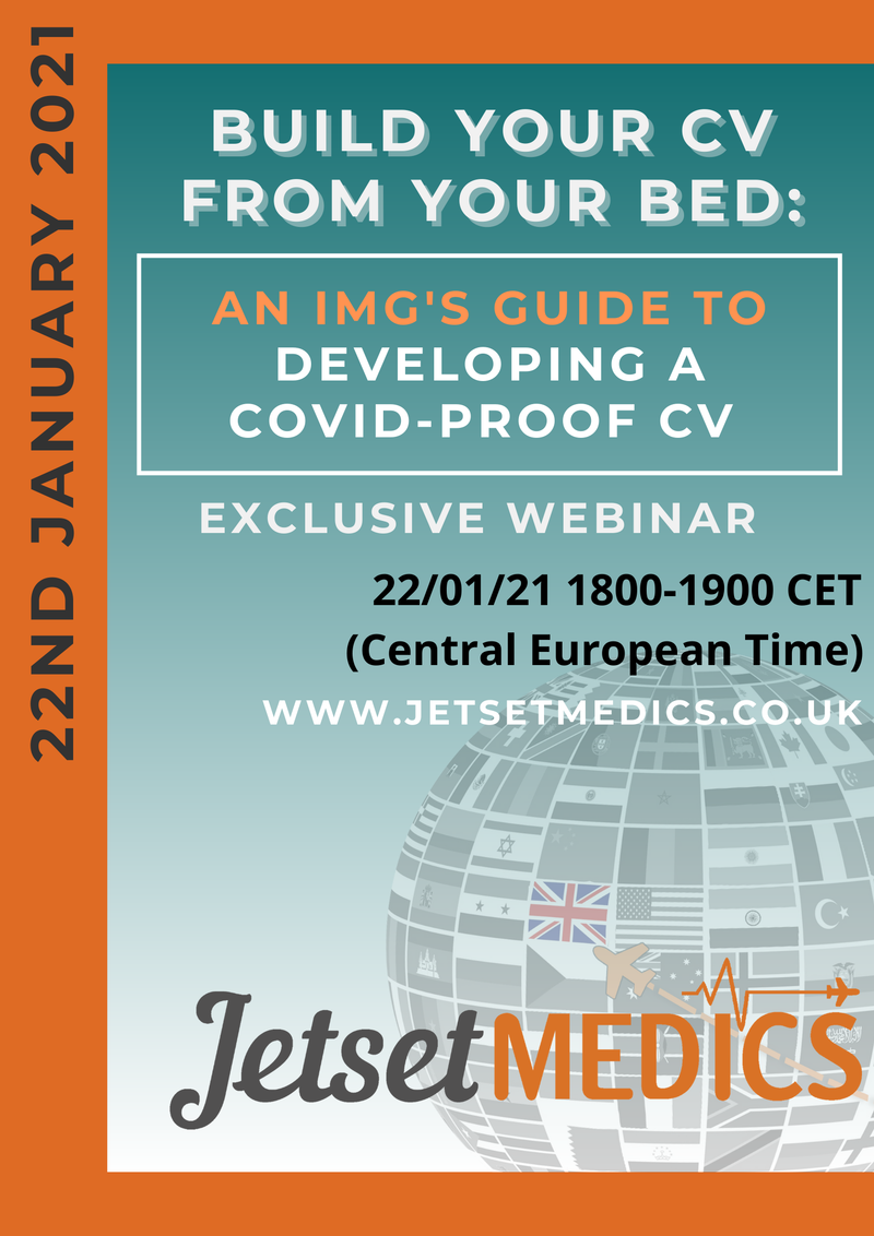 Build your CV from your Bed: An IMG’s guide to developing a COVID-proof CV