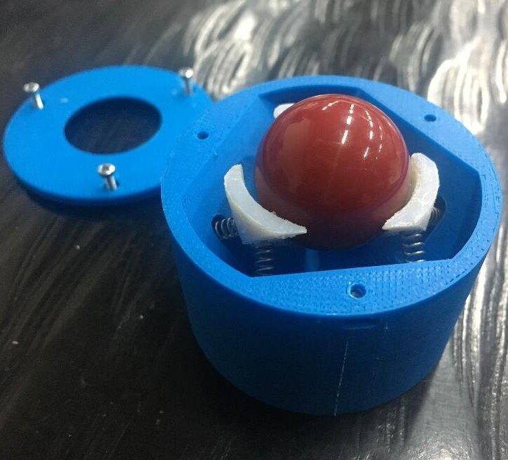 Ball-based 3D variable friction fingertips