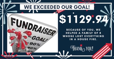 Fundraiser Goal Exceeded!