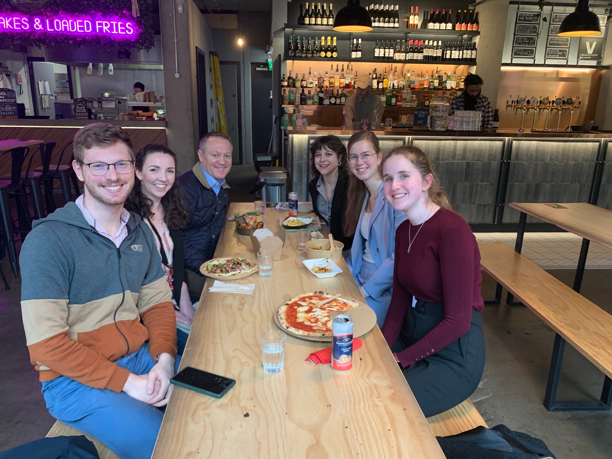 A nice lab lunch............