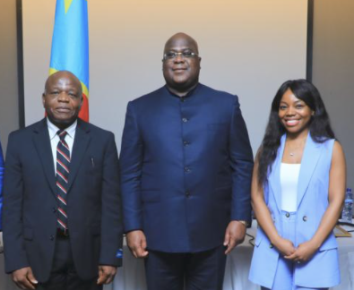 Le Président Félix TSHISEKEDI, à la présentation de l’ouvrage d'Alphonse TSHILUMBA