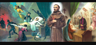 مصير الّذين يموتون في حالة الخطيئة المميتة- أو -في حالة النّعمة المقدّسة (مار فرنسيس الأسّيزي)