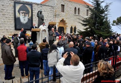 معك يا مار شربل على الموعد....!