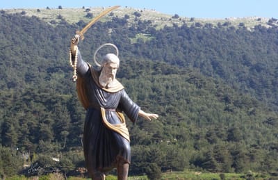 اعجوبة البرق و مكان اختباء النبي ايليا (مار الياس )