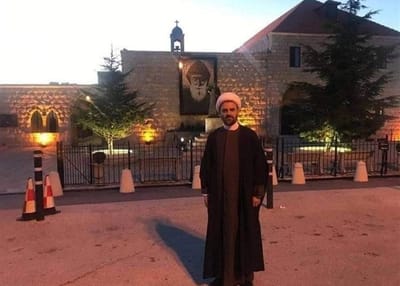 بالصورة - الشيخ محمد الحج حسن من عنايا: لو رموا جبال العالم على ظهري تبقى ذلك القديس الذي أعشق