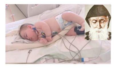 بالفيديو أعجوبة: قال الاطباء بانه باقي للطفل 72 ساعة من الحياة... فتدخّل القديس شربل