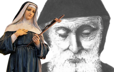 ظهرت لها في الحلم القديسة ريتا ومار شربل الذي كان يرتدي فوق عباءته لباس الطبيب الأبيض حاملاً إبرة .. "وبلّشت العملية" !