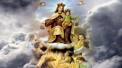 صلاة لمريم العذراء من أجل أنفس الموتى المتألمين في المطهر