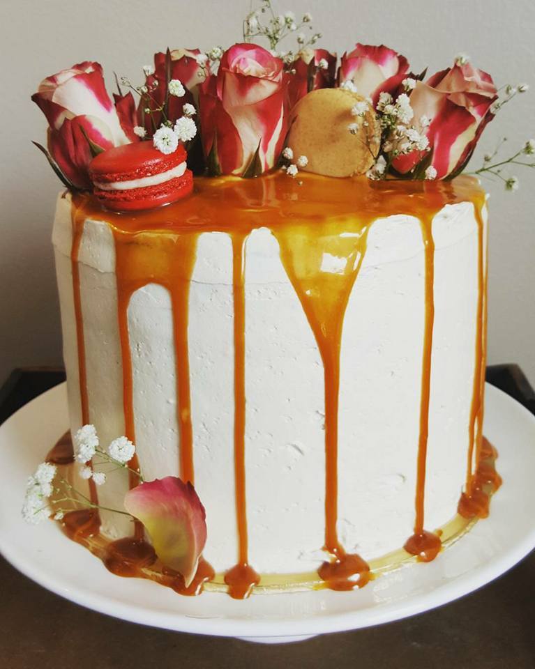Salted Caramel Wedding Cake