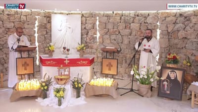 تأمل مع الأب جان عقيقي من صلاة تبريك الشموع في جبل الرحمة الإلهية غوسطا