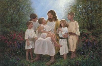 "دَعُوا الأَطْفَالَ يَأْتُونَ إِلَيَّ وَلا تَمْنَعُوهُم"