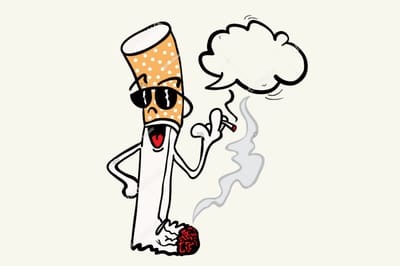 سيجارة تتحدّث!