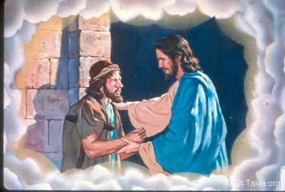 "وٱنْحَلَّتْ عُقْدَةُ لِسَانِهِ، وأَخَذَ يَتَكَلَّمُ بِطَريقَةٍ سَلِيمَة"