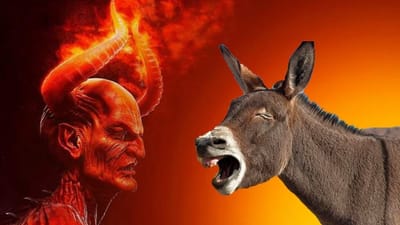 الحمار والشيطان