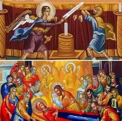 من هو هذا الشخص الذي يقطع ملاك الرب يديه؟