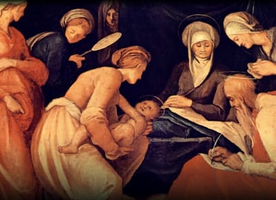 وفي الحالِ ا‏نفتَحَ فمُهُ وا‏نطلَقَ لِسانُهُ فتكَلَّمَ ومَجَّدَ اللهَ...