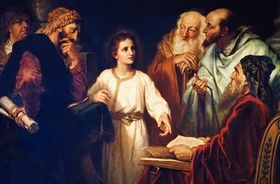 ولَمَّا بَلَغَ يَسُوعُ ٱثْنَتَي عَشْرَةَ سَنَة، صَعِدُوا مَعًا كَمَا هِيَ العَادَةُ في العِيد