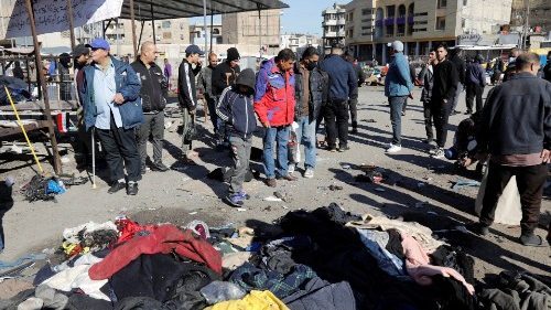 البابا فرنسيس يدين الهجوم الذي وقع في بغداد ويصلّي من أجل العراق وشعبه