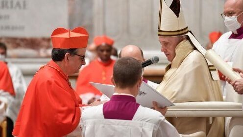عظة البابا فرنسيس معيِّنا ١٣ كاردينالاً جديداً