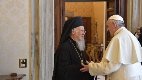 رسالة البابا فرنسيس إلى بطريرك القسطنطينية المسكوني برتلماوس الأول