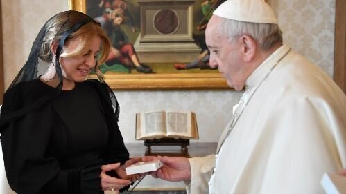 البابا فرنسيس يستقبل رئيسة جمهوريّة سلوفاكيا