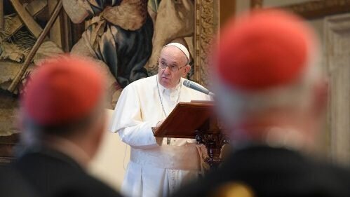 كلمة البابا فرنسيس إلى أعضاء الكوريا الرومانية لمناسبة تبادل التهاني بحلول عيد الميلاد