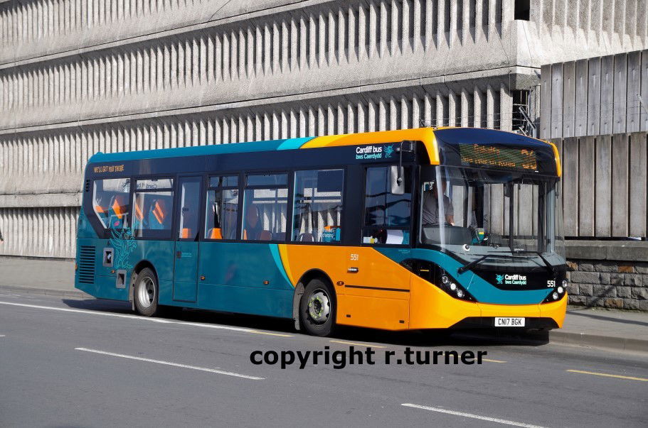 Cardiff Bus 551 CN17 BGK.