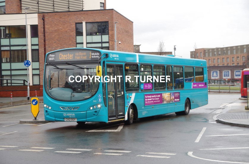 Arriva Buses Wales 3142 CX12 DSY.