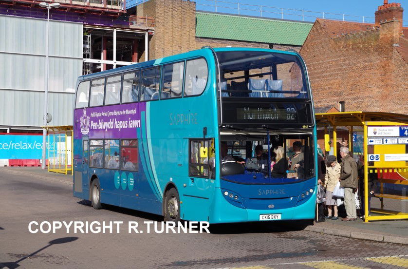Arriva Buses Wales 4645 CX15 BXY.