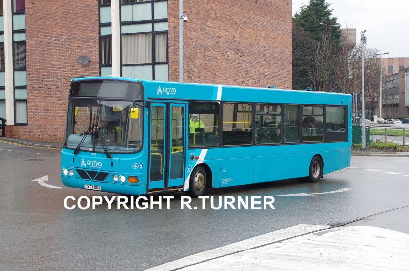 Arriva Buses Wales 2492 CX54 DKJ.