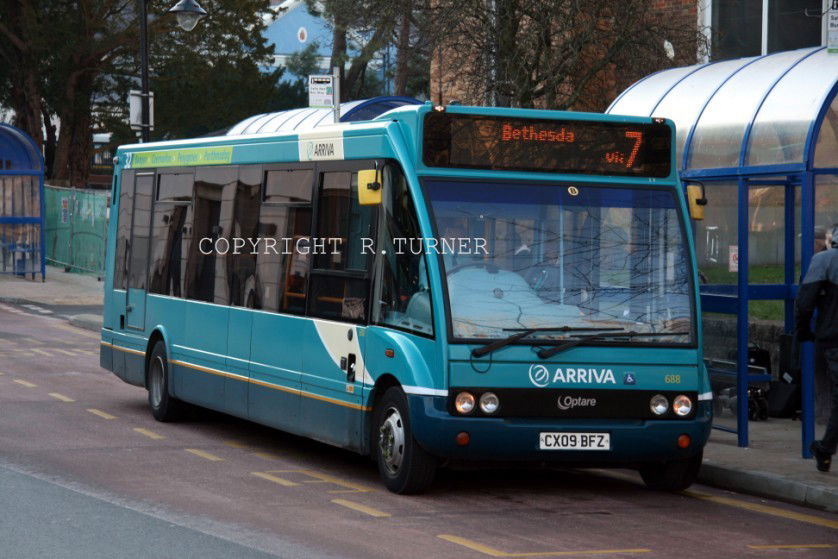 Arriva Buses Wales 688 CX09 BFZ.