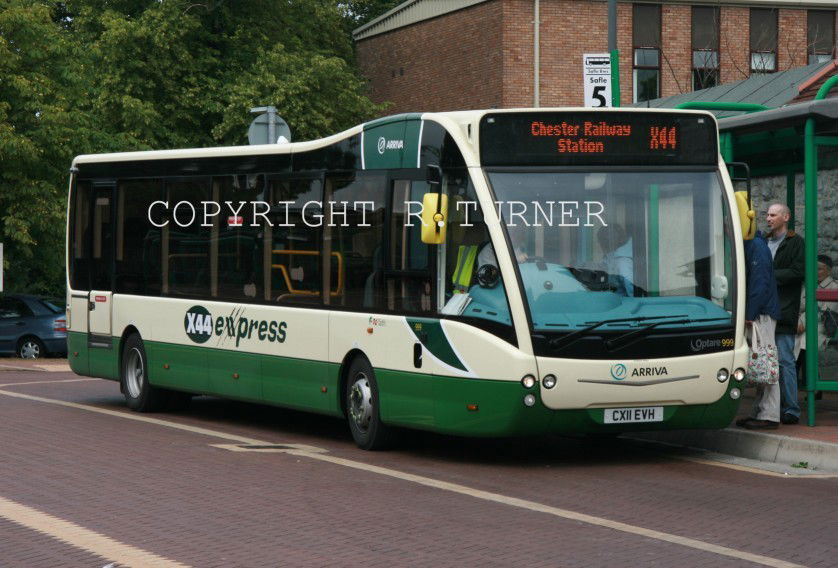 Arriva Buses Wales 999 CX11 EVH.