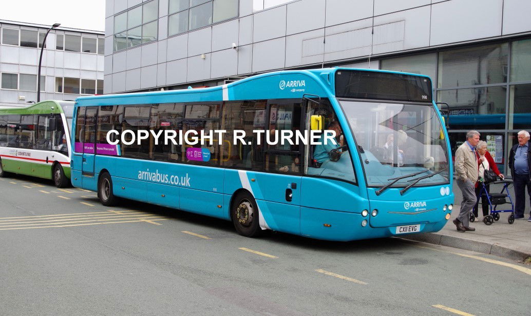 Arriva Buses Wales 998 CX11 EVG.
