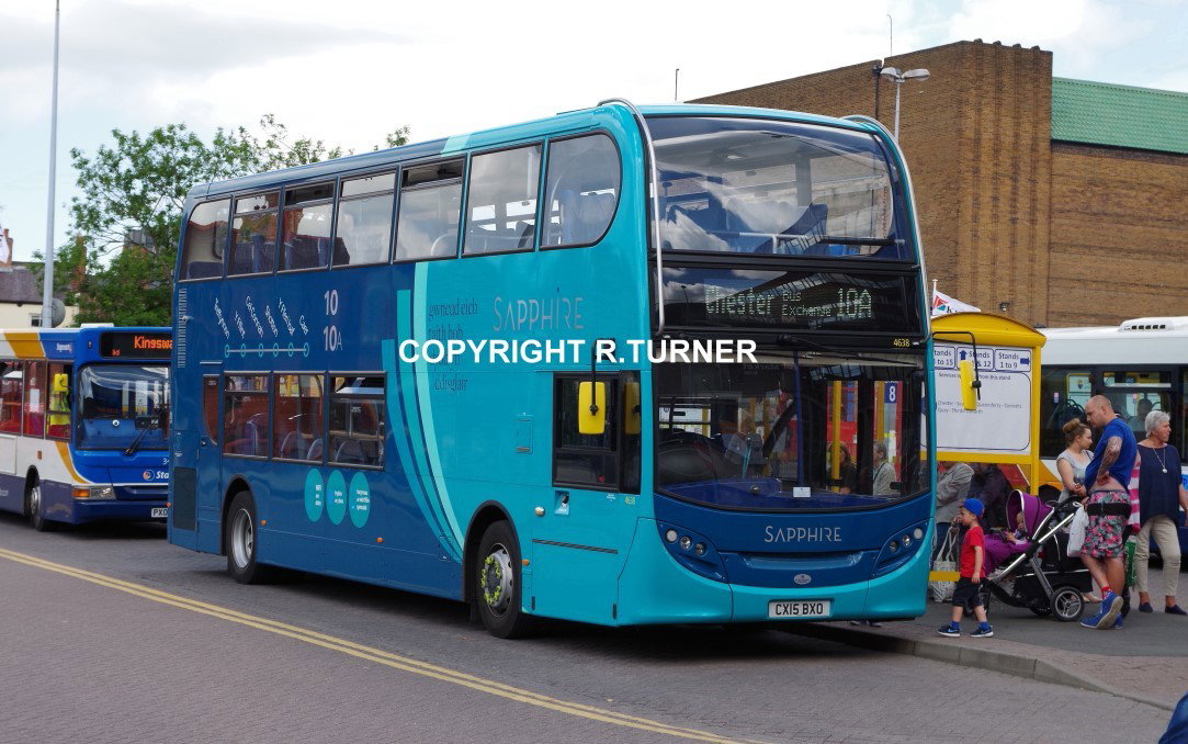 Arriva Buses Wales 4638 CX15 BXO.