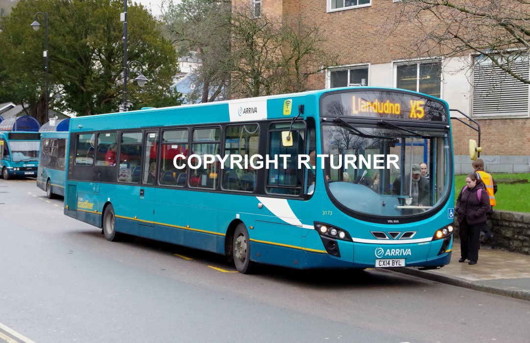 Arriva Buses Wales 3173 CX14 BYL.