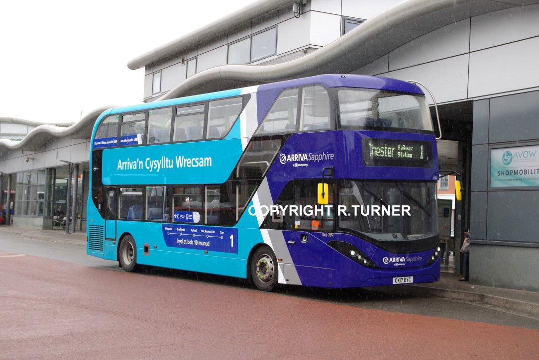 Arriva Buses Wales 1002 CX17 BYC.